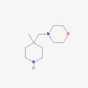 4-[(4-Methylpiperidin-4-yl)methyl]morpholine