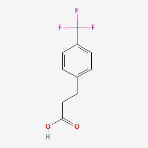 molecular formula C10H9F3O2 B1307456 4-(Trifluoromethyl)hydrocinnamic acid CAS No. 53473-36-2