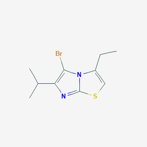 5-Bromo-3-ethyl-6-(propan-2-yl)imidazo[2,1-b][1,3]thiazole