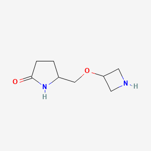 5-[(Azetidin-3-yloxy)methyl]pyrrolidin-2-one