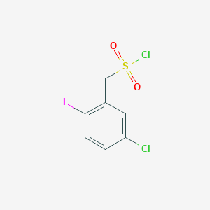 (5-Chloro-2-iodophenyl)methanesulfonyl chloride