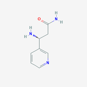 (3R)-3-Amino-3-(3-pyridyl)propanamide