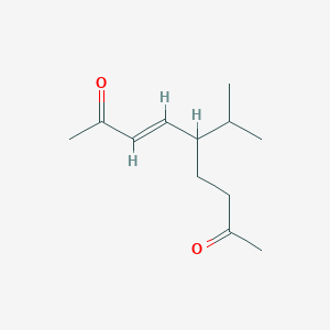 molecular formula C12H20O2 B13074702 (E)-5-Isopropylnon-3-ene-2,8-dione 