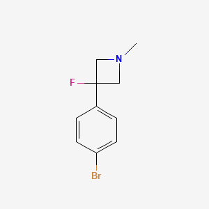 3-(4-Bromophenyl)-3-fluoro-1-methylazetidine