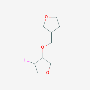 3-Iodo-4-[(oxolan-3-yl)methoxy]oxolane