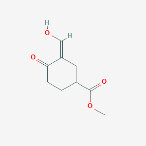 methyl (3Z)-3-(hydroxymethylidene)-4-oxocyclohexane-1-carboxylate