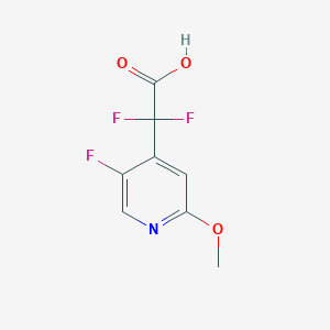 2,2-Difluoro-2-(5-fluoro-2-methoxypyridin-4-yl)acetic acid