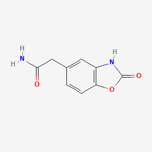 2-(2-Oxo-2,3-dihydro-1,3-benzoxazol-5-YL)acetamide