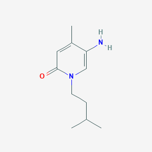 5-Amino-4-methyl-1-(3-methylbutyl)-1,2-dihydropyridin-2-one