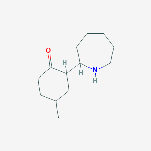 2-(Azepan-2-YL)-4-methylcyclohexan-1-one