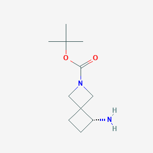 tert-Butyl (5R)-5-amino-2-azaspiro[3.3]heptane-2-carboxylate