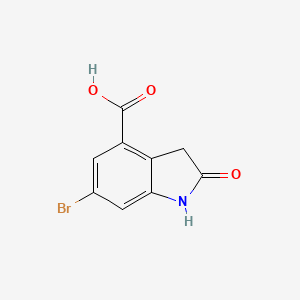 6-Bromo-2-oxo-2,3-dihydro-1H-indole-4-carboxylic acid