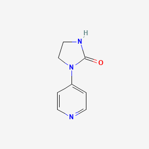 molecular formula C8H9N3O B1307488 1-Pyridin-4-yl-imidazolidin-2-one CAS No. 52210-90-9