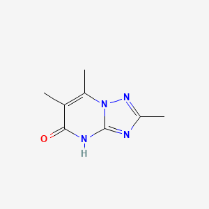 molecular formula C8H10N4O B13074882 2,6,7-trimethyl-4H,5H-[1,2,4]triazolo[1,5-a]pyrimidin-5-one 