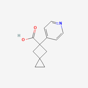 5-(Pyridin-4-yl)spiro[2.3]hexane-5-carboxylic acid