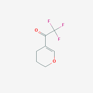 molecular formula C7H7F3O2 B1307492 1-(3,4-dihydro-2H-pyran-5-yl)-2,2,2-trifluoroethanone CAS No. 109317-74-0
