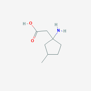 2-(1-Amino-3-methylcyclopentyl)acetic acid