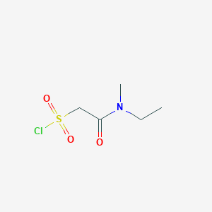 [Ethyl(methyl)carbamoyl]methanesulfonyl chloride