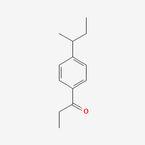molecular formula C13H18O B1307498 1-(4-Sec-butylphenyl)propan-1-one CAS No. 96187-76-7