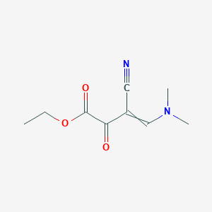 Ethyl 3-cyano-4-(dimethylamino)-2-oxobut-3-enoate