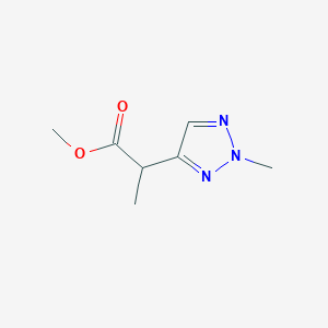 Methyl 2-(2-methyl-2H-1,2,3-triazol-4-yl)propanoate