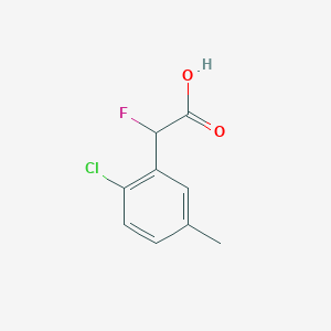 2-(2-Chloro-5-methylphenyl)-2-fluoroacetic acid