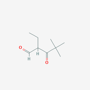 molecular formula C9H16O2 B13075098 2-Ethyl-4,4-dimethyl-3-oxopentanal 