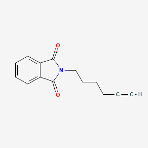 molecular formula C14H13NO2 B1307520 2-(己-5-炔-1-基)异吲哚啉-1,3-二酮 CAS No. 6097-08-1