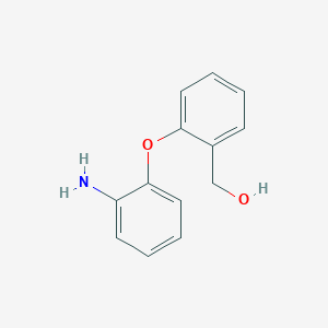 molecular formula C13H13NO2 B13075266 (2-(2-Aminophenoxy)phenyl)methanol CAS No. 88373-14-2