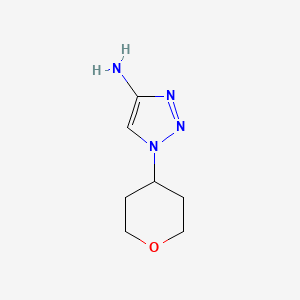 1-(oxan-4-yl)-1H-1,2,3-triazol-4-amine