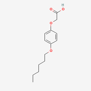 molecular formula C14H20O4 B1307529 2-(4-hexoxyphenoxy)acetic Acid CAS No. 27529-82-4