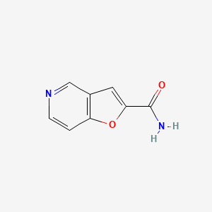 molecular formula C8H6N2O2 B13075309 Furo[3,2-c]pyridine-2-carboxamide 