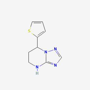 7-(Thiophen-2-yl)-4H,5H,6H,7H-[1,2,4]triazolo[1,5-a]pyrimidine