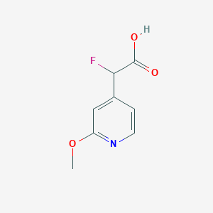 2-Fluoro-2-(2-methoxypyridin-4-yl)acetic acid