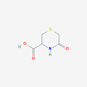molecular formula C5H7NO3S B1307545 5-oxothiomorpholine-3-carboxylic Acid CAS No. 14226-97-2