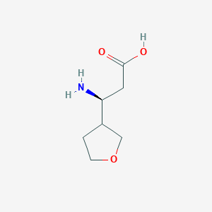 (3S)-3-amino-3-(oxolan-3-yl)propanoic acid