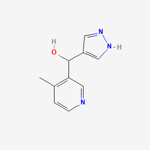 (4-Methylpyridin-3-yl)(1H-pyrazol-4-yl)methanol