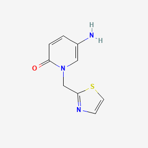 5-Amino-1-(1,3-thiazol-2-ylmethyl)-1,2-dihydropyridin-2-one