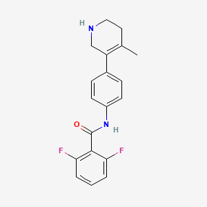 2,6-Difluoro-N-(4-(4-methyl-1,2,5,6-tetrahydropyridin-3-yl)phenyl)benzamide