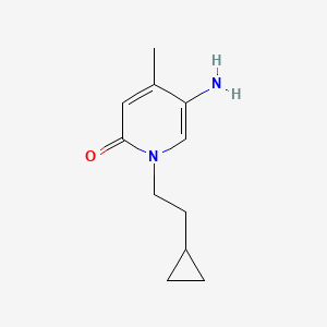 5-Amino-1-(2-cyclopropylethyl)-4-methyl-1,2-dihydropyridin-2-one