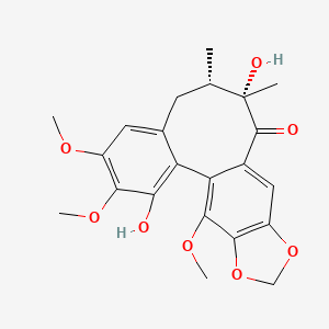 molecular formula C22H24O8 B13075532 KadoblongifolinA 