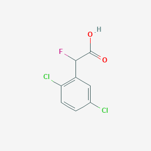 2-(2,5-Dichlorophenyl)-2-fluoroacetic acid