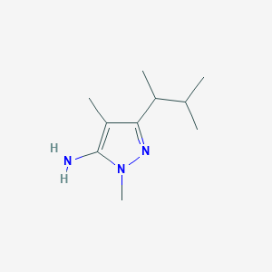 1,4-dimethyl-3-(3-methylbutan-2-yl)-1H-pyrazol-5-amine