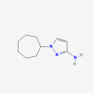 1-Cycloheptyl-1H-pyrazol-3-amine