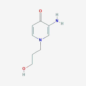 3-Amino-1-(3-hydroxypropyl)-1,4-dihydropyridin-4-one