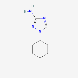 molecular formula C9H16N4 B13075724 1-(4-Methylcyclohexyl)-1H-1,2,4-triazol-3-amine 