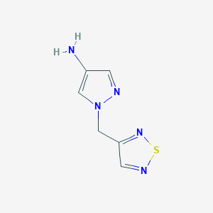 1-[(1,2,5-Thiadiazol-3-yl)methyl]-1H-pyrazol-4-amine