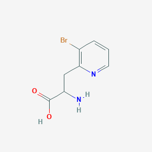 2-Amino-3-(3-bromopyridin-2-yl)propanoic acid