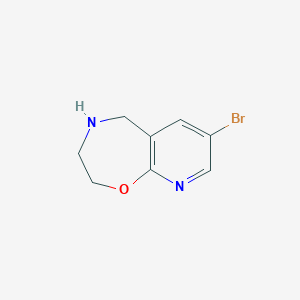 7-Bromo-2,3,4,5-tetrahydropyrido[3,2-f][1,4]oxazepine