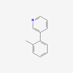 molecular formula C12H11N B1307579 3-(2-甲基苯基)吡啶 CAS No. 90395-49-6